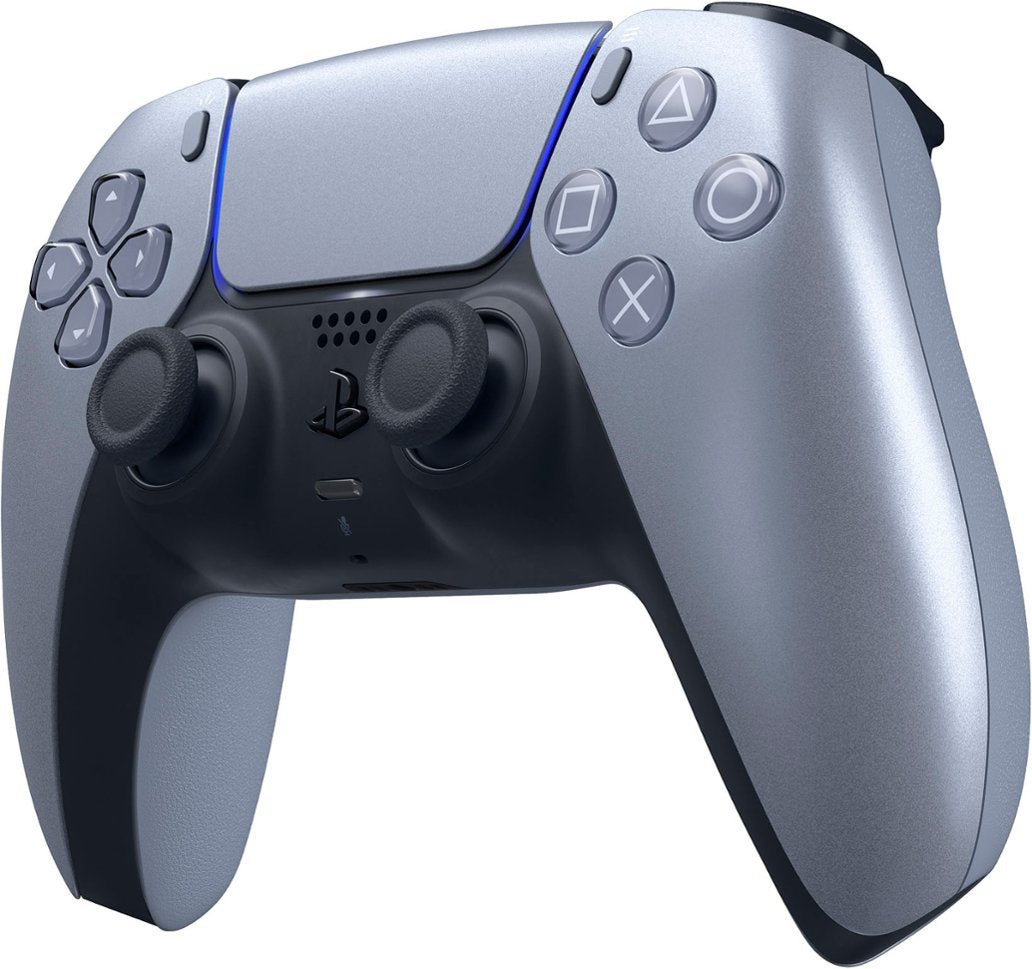 Sony - PlayStation 5 - DualSense Wireless Controller - Sterling Silver Sony - PlayStation 5 - DualSense Wireless Controller - Sterling Silver